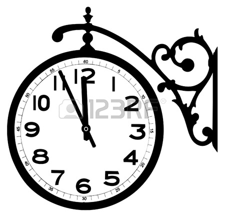 450x435 Old Street Hours Royalty Free Cliparts, Vectors, And Stock