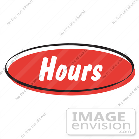 450x450 Royalty Free Cartoon Clip Art Of A Red Hours Internet Website