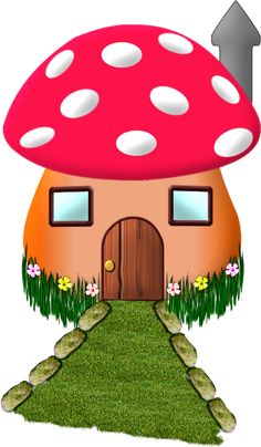 236x404 Cute Redwhite Polka Dot Mushrooms