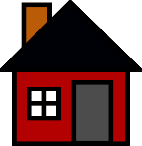 288x297 Free Clip Art House