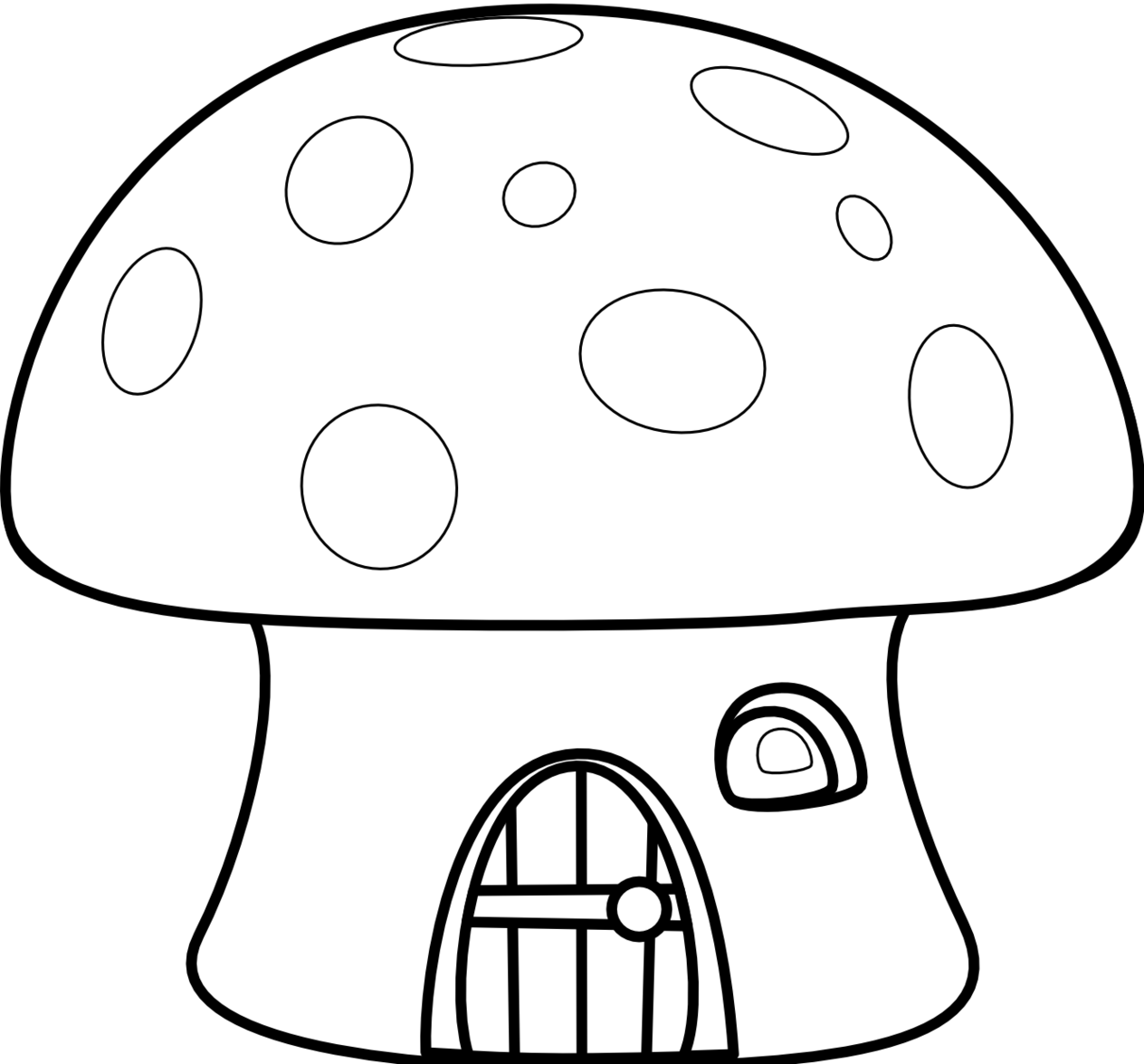 1264x1175 Mushroom Clip Art Clipart Photo 4