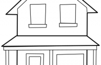 200x130 Marvellous Ideas House Clipart Black And White Clip Art Free