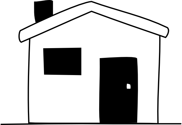600x413 Black House Cliparts 180969