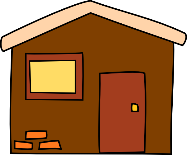 600x498 Free Simple House Clip Art