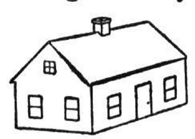 650x464 Top 80 House Coloring Pages