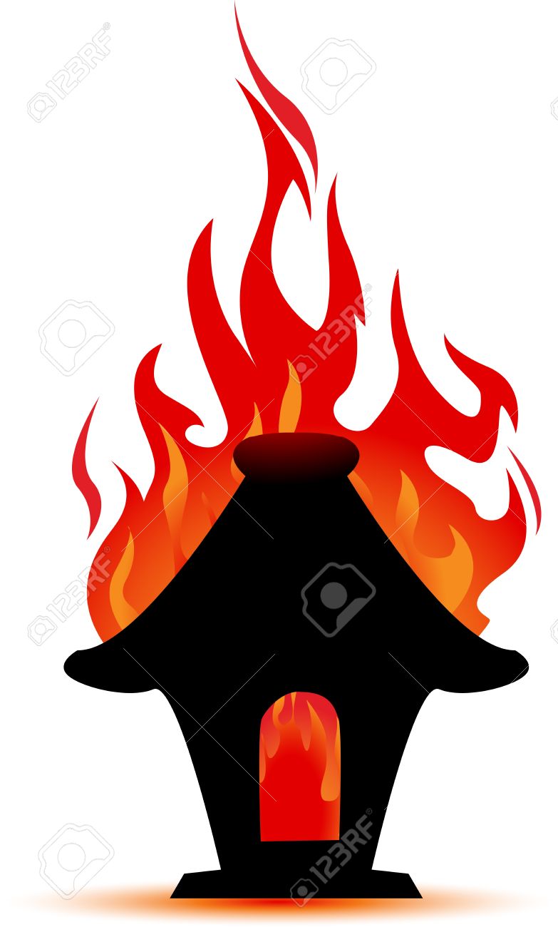 783x1300 Bonfire Clipart House Fire