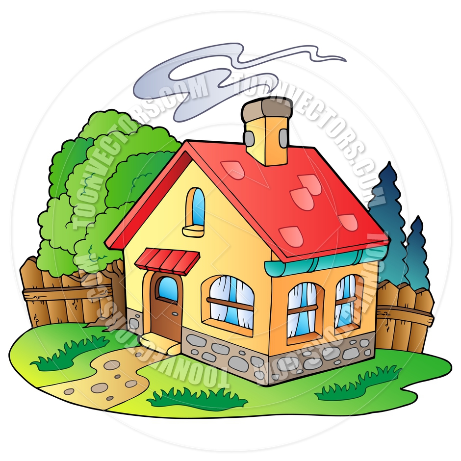 940x940 Cartoon Small Family House By Clairev Toon Vectors Eps