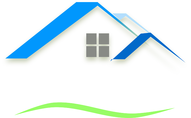 640x398 House With Commercial Logo Clipart