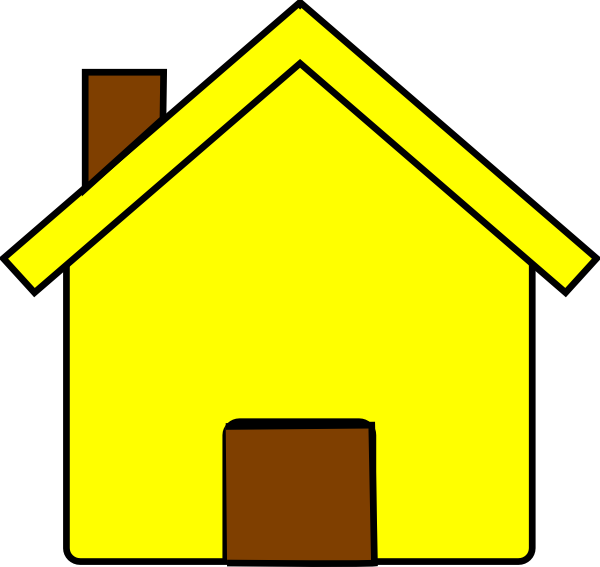 600x567 Yellow House Png, Svg Clip Art For Web