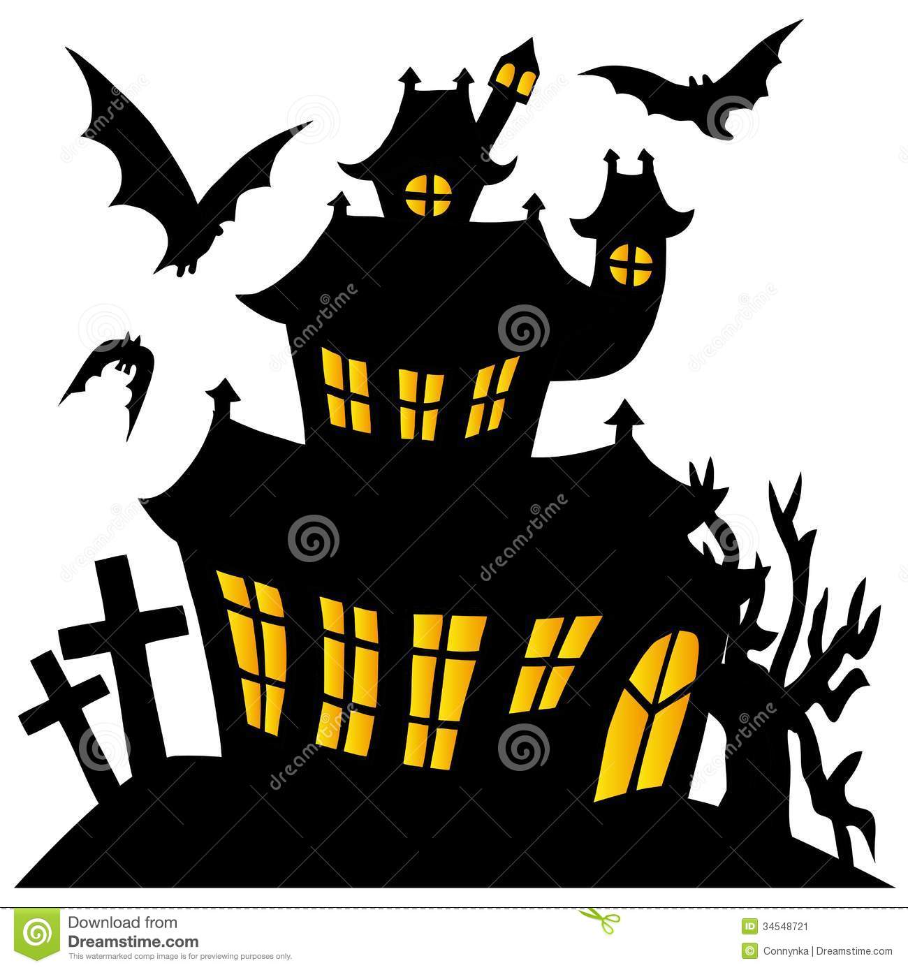 1300x1389 Haunted House Clip Art