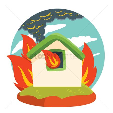 House On Fire Clipart | Free download on ClipArtMag