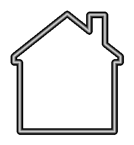266x287 Home Outline Clipart