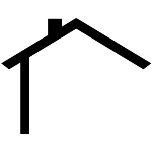 300x300 House Outline Clipart