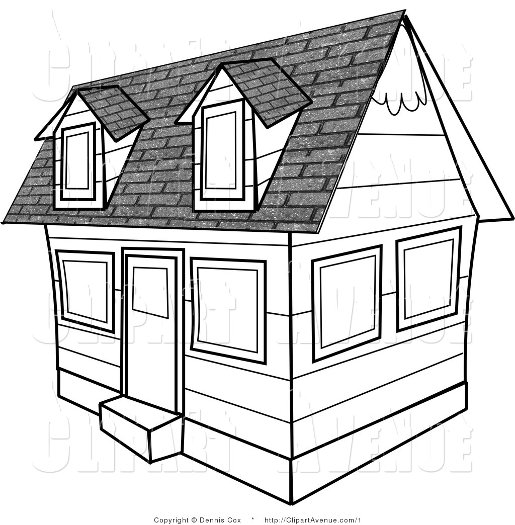 1024x1044 Image Of House Clipart Black And White