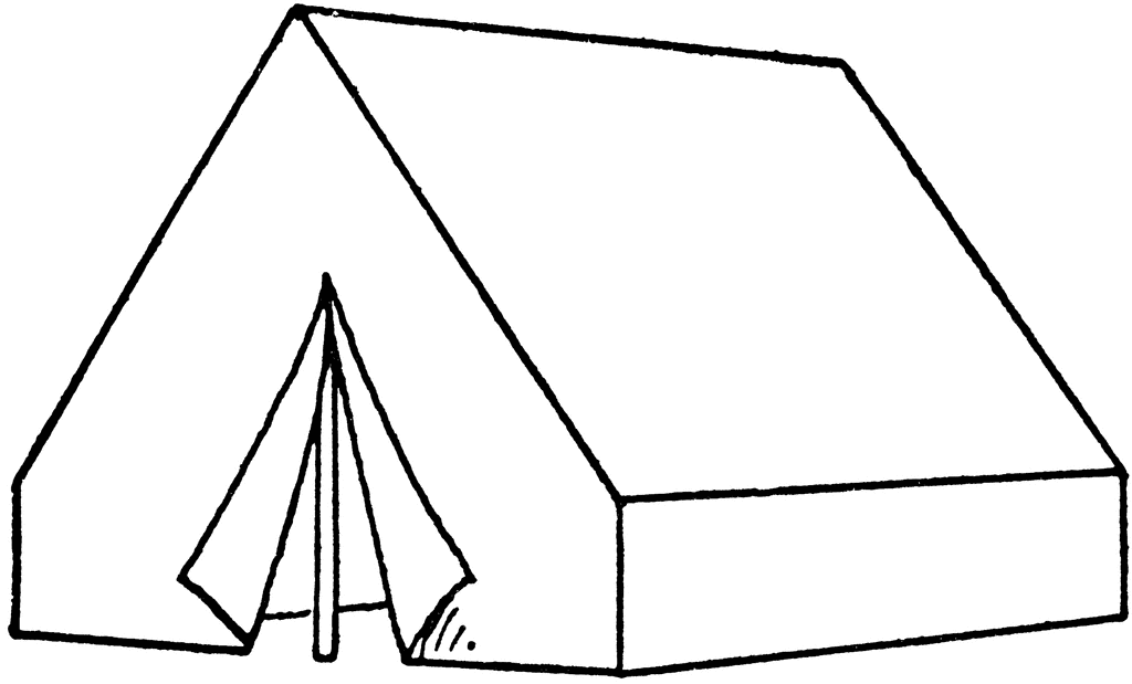 1024x619 Tent Clipart House