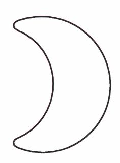 236x321 Crescent Moon Pattern. Use The Printable Outline For Crafts