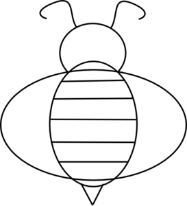 273x300 Bee Clipart Template