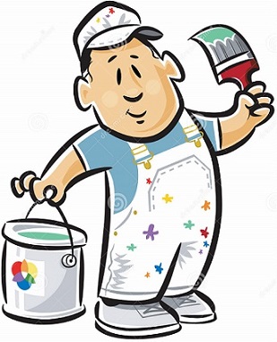 309x381 Free Painter Clipart