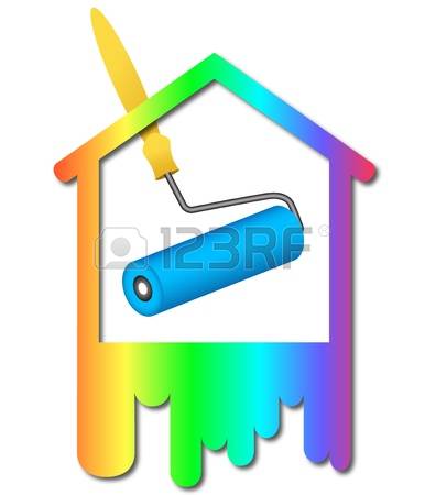 386x450 House Painter Clipart Free