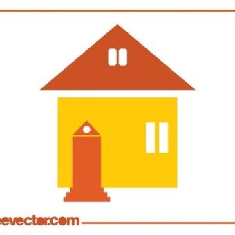 340x340 Family And House Free Vector 123freevectors
