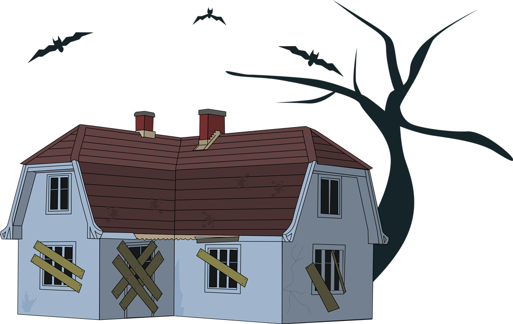 1000x632 Haunted House Free To Use Clipart 2