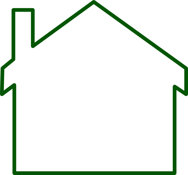 600x558 House Siloete Clip Art