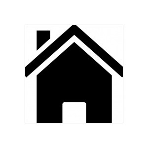 300x300 House Silhouette Clipart
