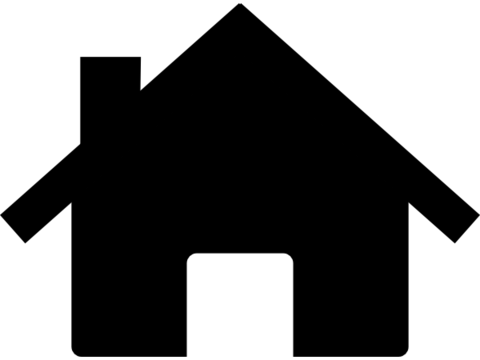 480x360 House Silhouette Clipart