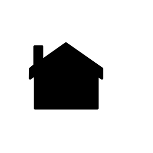 300x300 House Silhouette Clipart, Cliparts Of House Silhouette Free