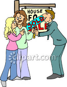 231x300 Estate Agent Putting A Sold Sign On A House