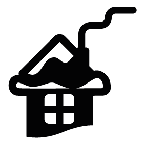 283x283 House Silhouette Silhouette Of House