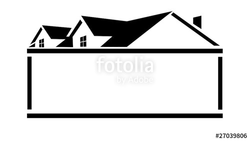 500x283 Black House Roof Stock Image And Royalty Free Vector Files