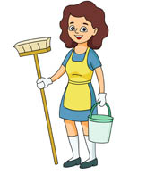 173x195 House Cleaning Clip Art Images
