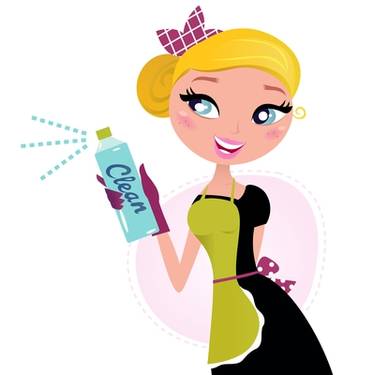 373x375 Housekeeping Clipart