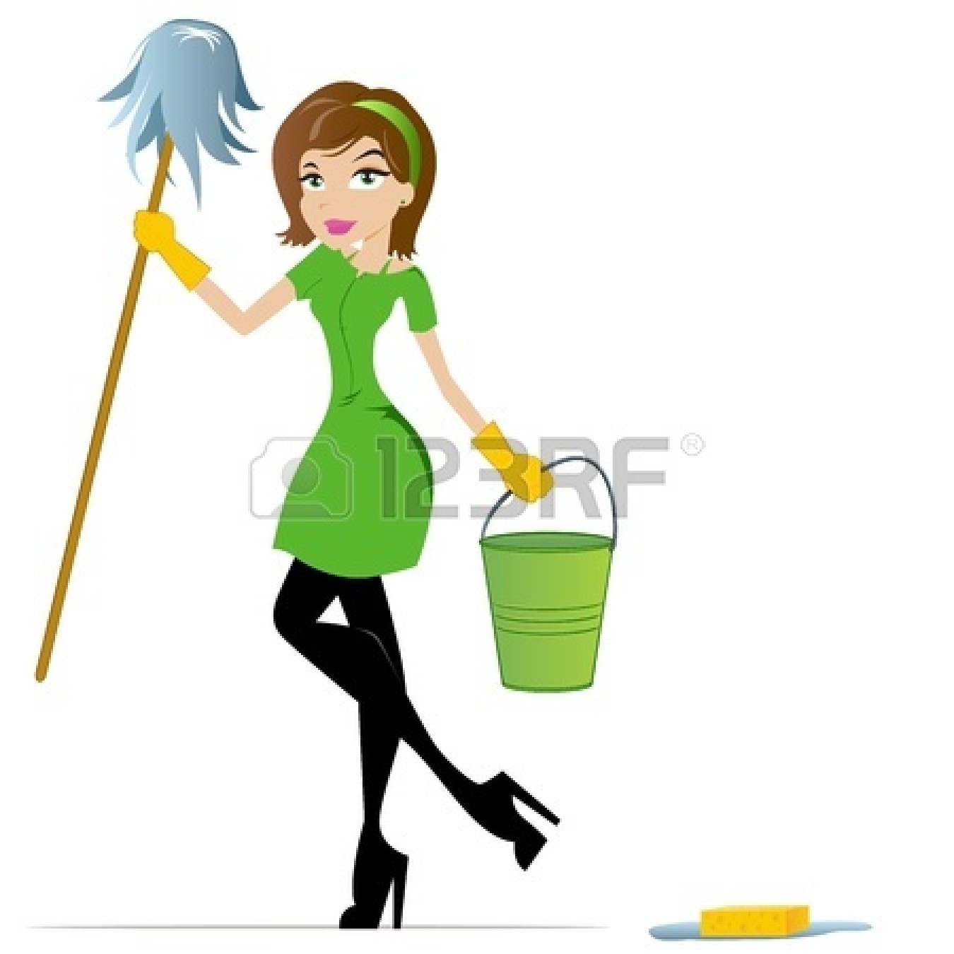 1350x1350 Housekeeping Clipart