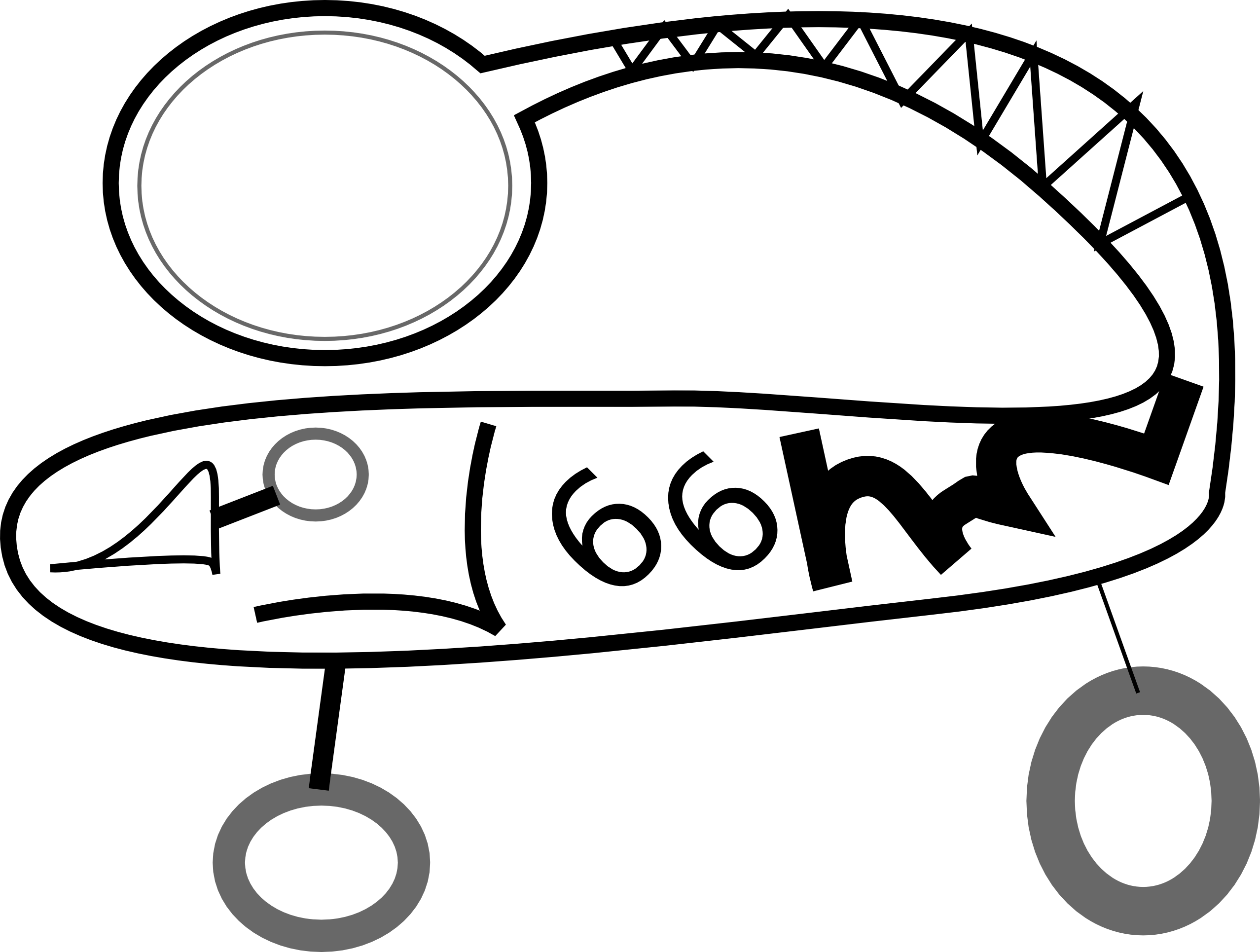 2555x1930 Brick Black And White Clipart