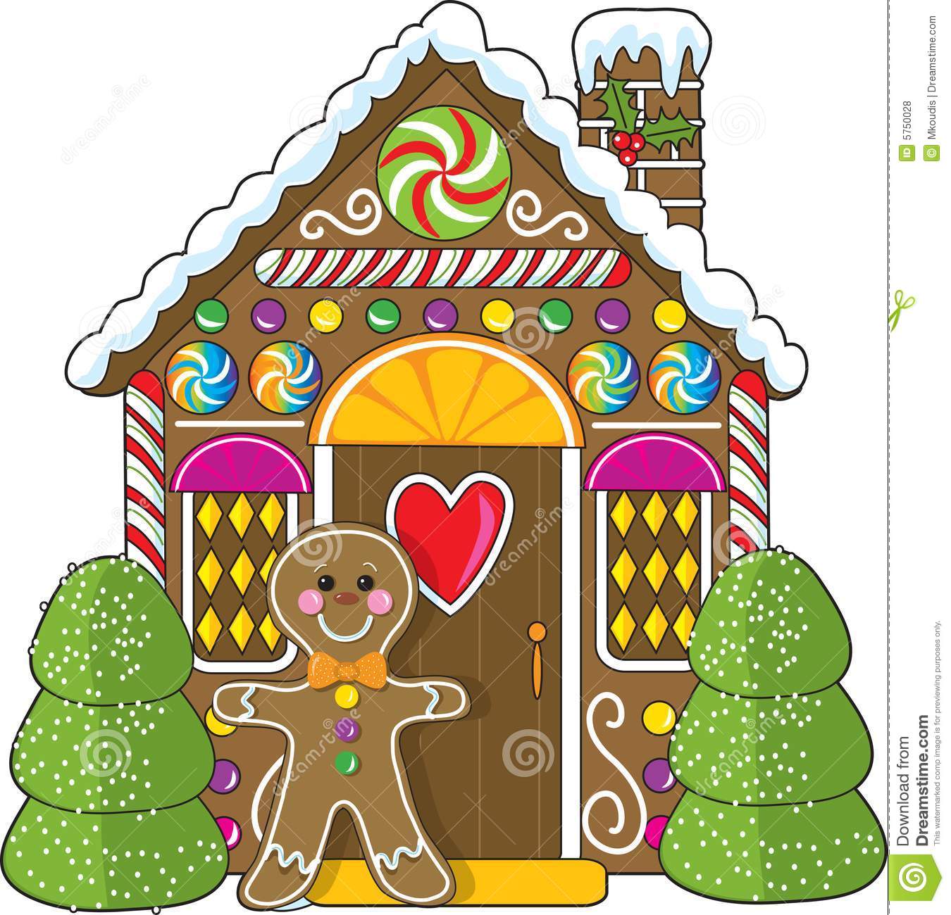 1350x1300 House Clipart Gingerbread Man
