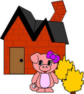 295x328 House Clipart Three Pig