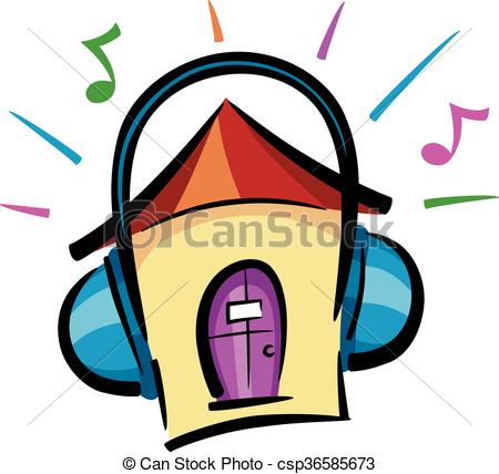 450x428 Party Clipart House Party
