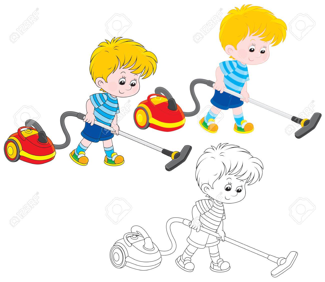 1300x1125 37,297 Housework Stock Illustrations, Cliparts And Royalty Free