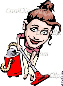 221x300 Cartoon Housework Vector Clip Art