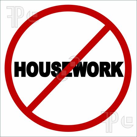 450x450 No Housework Clipart