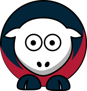 285x299 Sheep 3 Toned Houston Texans Colors Clip Art