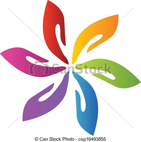 450x455 Logo Clipart Flower