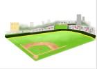 140x100 How To Draw A Baseball Field