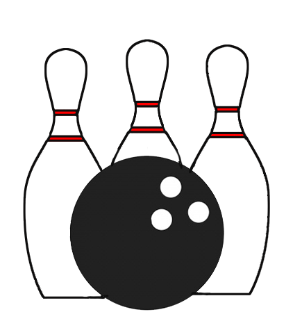435x472 Bowling Clipart