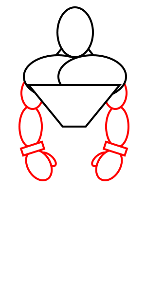 300x575 Drawing A Cartoon Boxer