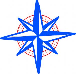 How To Draw A Compass Rose | Free download on ClipArtMag