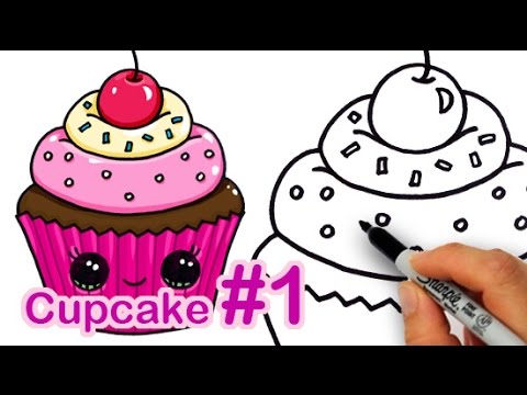 480x360 How To Draw Cakes And Cupcakes