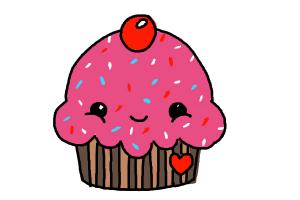 300x200 How To Draw A Cute Cupcake